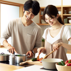 女性とのキッチンでの共同作業 - 男性が知っておくべき行動の指針